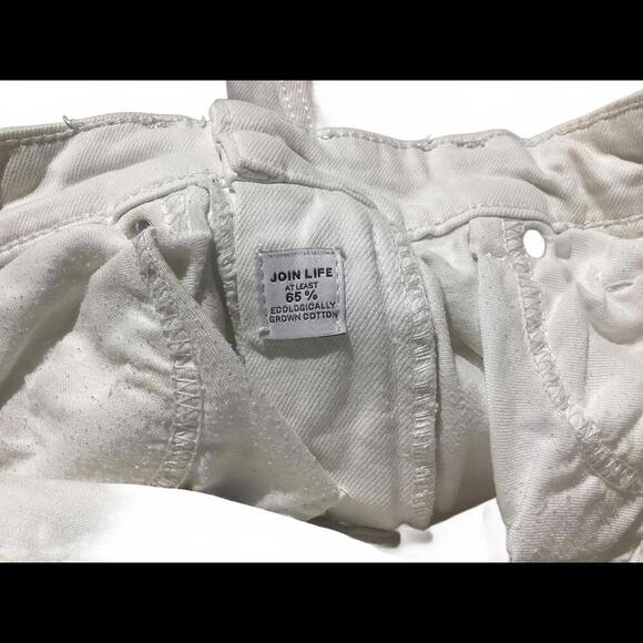 Stylish Zara White Bootcut Women's Jeans Size 4 Raw Hem - Picture 14 of 14